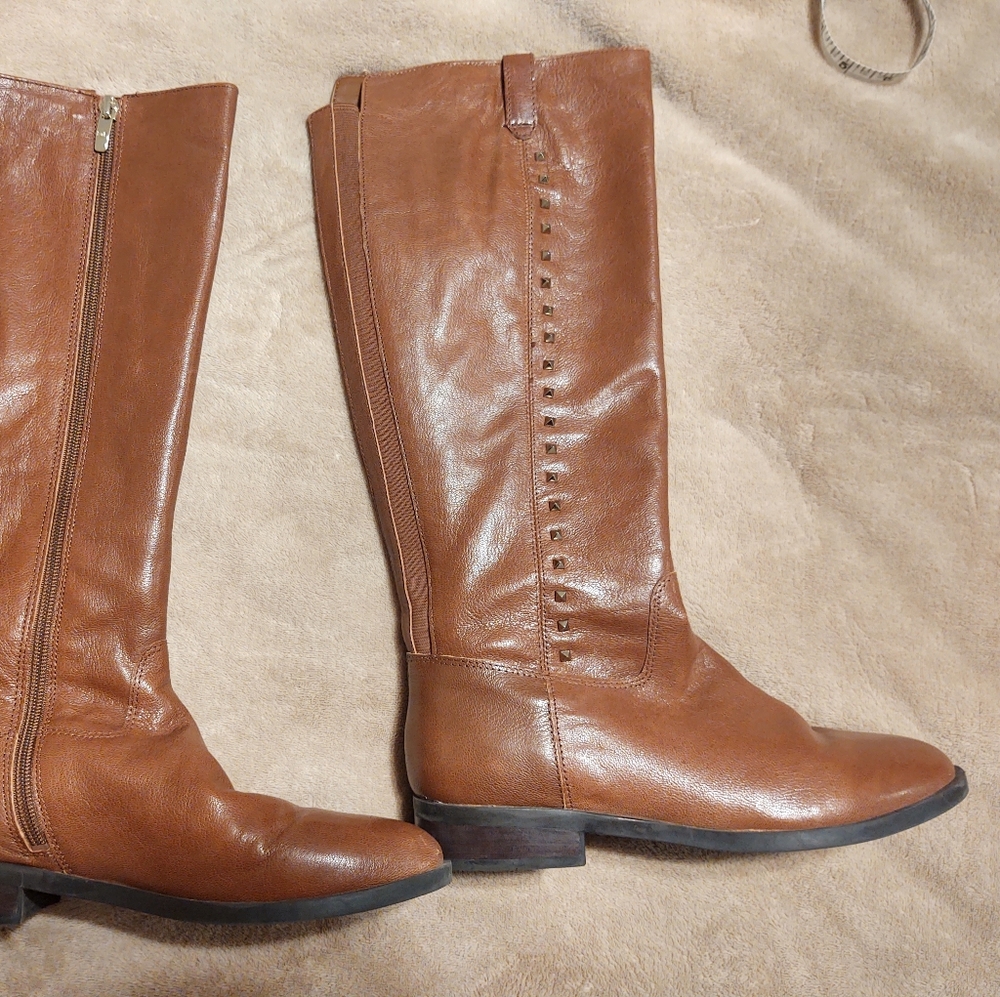 Marc Fisher Brown Leather Boots